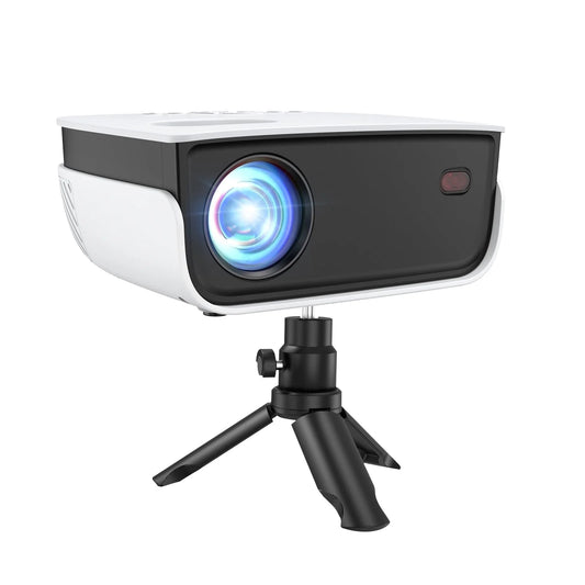 1080P Mini Projector with Wifi and Bluetooth, 7500 Lumens, Include 100 Inch Screen